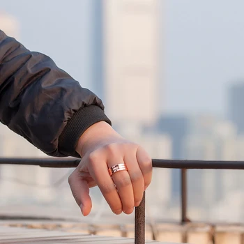Винтерли neto bakar magnetsko prsten za žene Modni vjenčano prstenje, vjenčano prstenje za žene muškarci otvoriti pljuska podesivi prst prsten muškarci 2