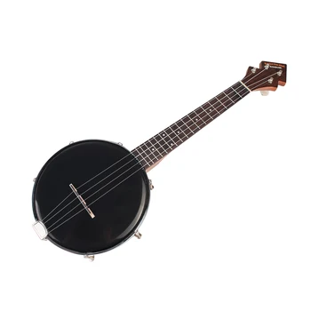 26-inčni bendžo Банджолеле ukulele 4-žice stare premazom s torbicom za nošenje e-tuner 1