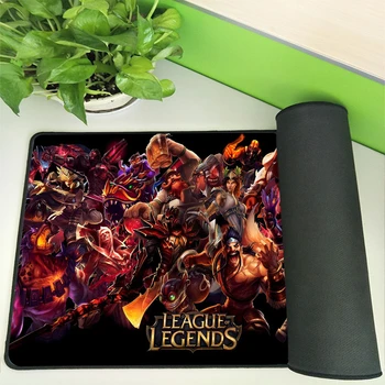 Cool League of Legends Igra Mouse Pad Multi-size Optional Beautiful Lock Edge Game Keyboard Pad CSGO LOL Dedicated 2