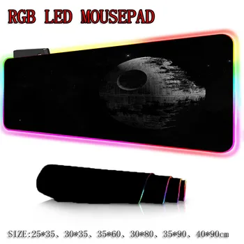 XGZ RGB Gamer veliki rub Mausepad XXL LED rasvjeta USB šarene gaming miš za prijenosno računalo desktop tipkovnica stolni miš 1