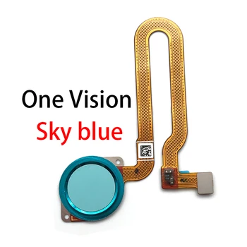 20 kom./lot senzor otiska prsta Home Return Key Menu Button fleksibilna traka kabel za Motorola Moto One Vision 1