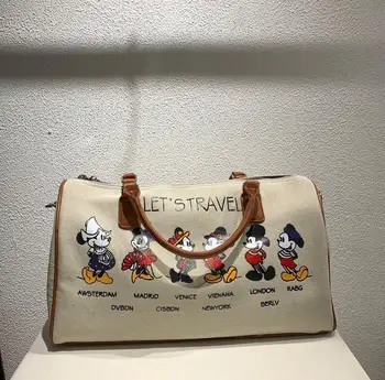 Disney Mickey crtani platnu vrećicu Minnie dame muška torba veliki kapacitet torba preko ramena 2