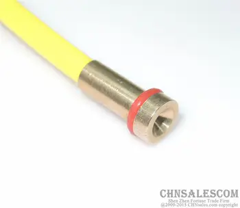 Chnsalescom MIG MAG PTFE Liner 1.2-1.6 сварочная žica Euro Connectors 5.3 M 17.4 ft žuta 1