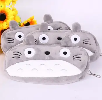 15 kom./lot crtani Totoro stil pliš munje olovka torbe косметичка torba za pisaći pribor uredski i školski pribor 2