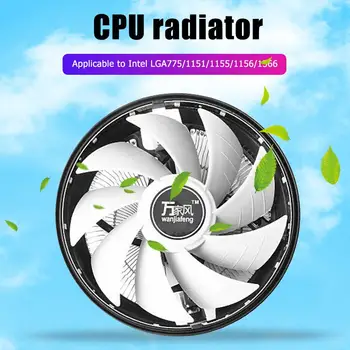 Ventilator procesora RGB rasvjeta 3 pin radijator zračnog hladnjaka za Intel LGA775/1151/1155/1156/1366 sustav hlađenja 1