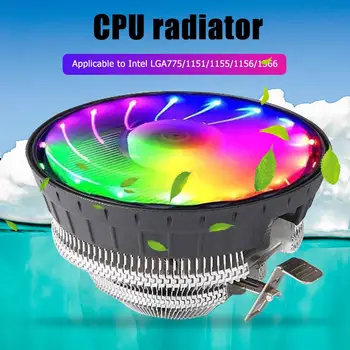 Ventilator procesora RGB rasvjeta 3 pin radijator zračnog hladnjaka za Intel LGA775/1151/1155/1156/1366 sustav hlađenja 2