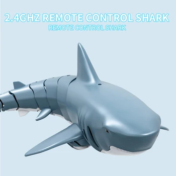 Blue 2.4 G 4-way Waterproof Remote Control Shark RC Toys Air Swimming Fish Toy može se kretati naprijed i nazad lijevo i desno 1