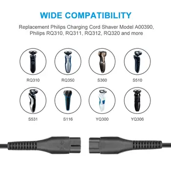 EU Plug A00390 punjač adapter za napajanje kabel za Philips Norelco Shaver S300 S301 S302 S311 S331 S510 S520 S530 A00390 punjač 2
