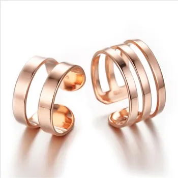 Лукени Šarm srebro 925 prsten za žene nakit visoka kvaliteta zlatna traka šuplji ženski prsten za prste Dama pribor za stranke 2
