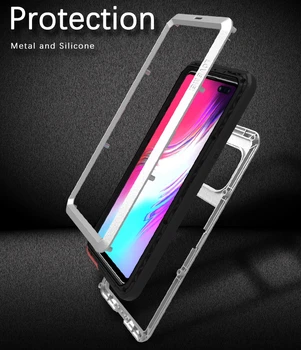 Za Samsung Galaxy S10 5G S10E Cases LOVE MEI otporna na udarce грязезащитный vodootporan metalni Oklop torbica Coque za Galaxy S10 Plus Case 2