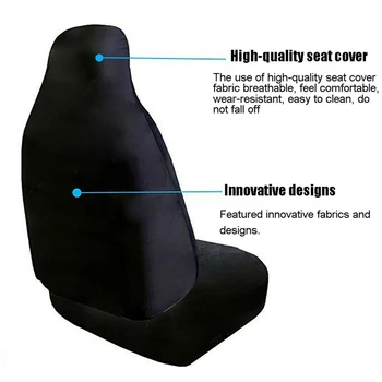 2 compl. torbica za autosjedalice poliester 3D Vuk uzorak leda se svila jastuk sjedala mat zaštitnik prozračne navlake za sjedala, unutrašnjost vozila 2