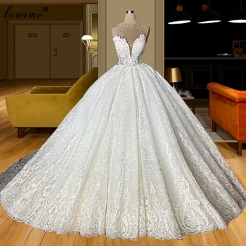 2020 Stare Čipke Vjenčanice A-Line Princeza Turski Vjenčanje Haljine Plus Size Vjenčanica Vestidos De Novia Custom 2