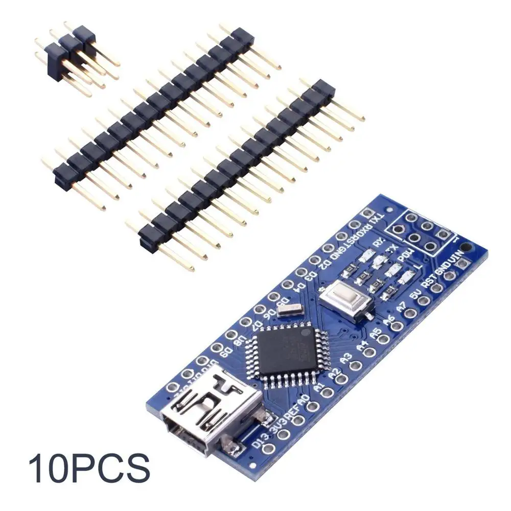 10шт Mini Nano V3.0 Atmega328p 5v 16m Micro Controller Board-modul za Arduino Slika 2