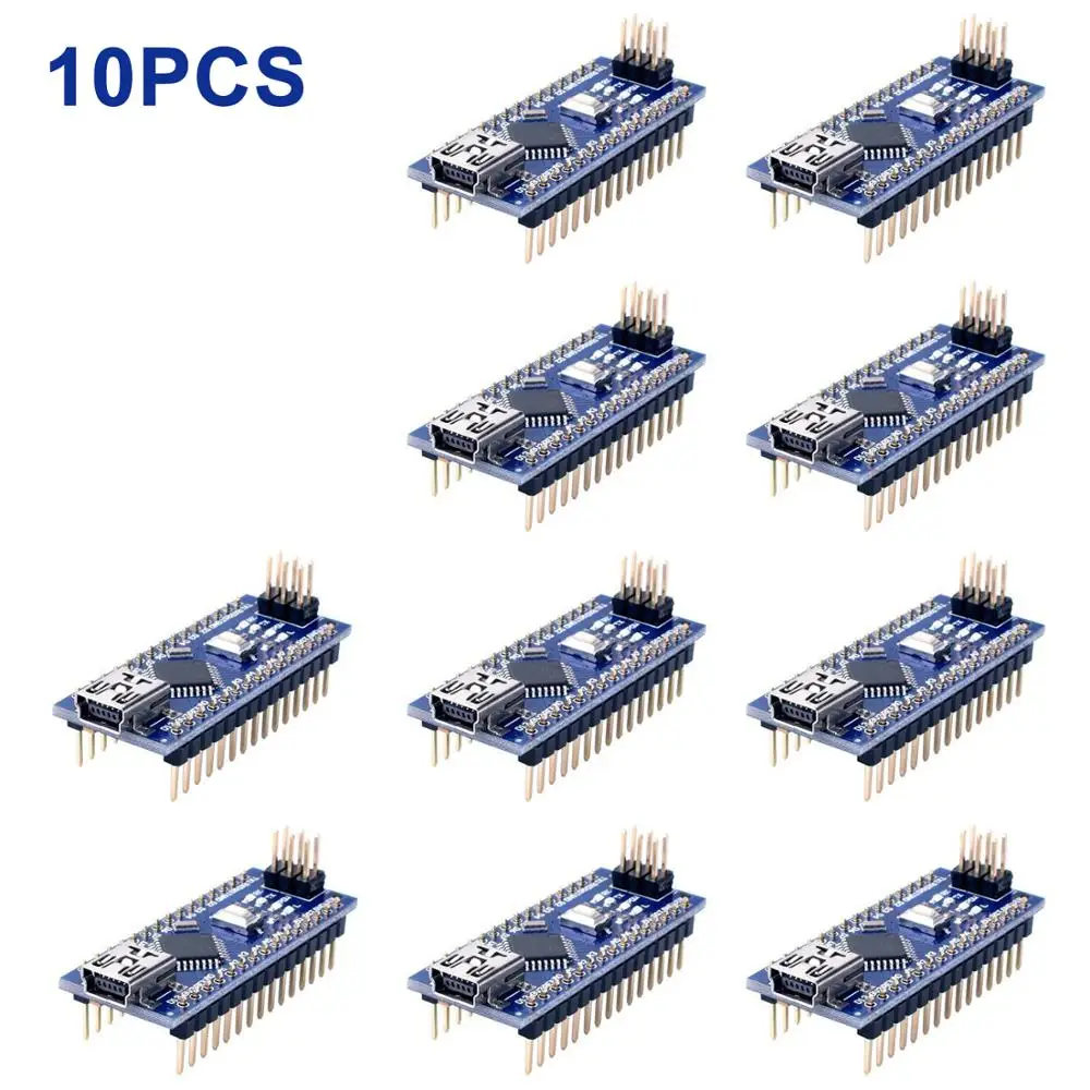 10шт Mini Nano V3.0 Atmega328p 5v 16m Micro Controller Board-modul za Arduino Slika 4