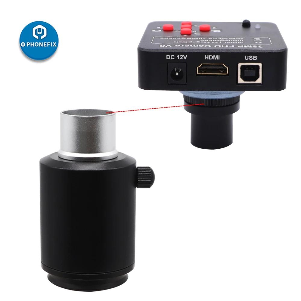 23.2 mm c mount adapter za mikroskop 38 mm CTV e-okular stereo mikroskop kamere adapteri za mikroskop CCD kamere Slika 3