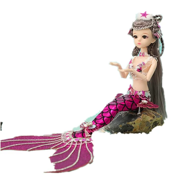 30 cm Sirena lutke kineski odijelo lutka drevni stil odijelo Hanfu lutka Princeza igračke vinil dizajn 12 zglobova klasicni lutke ZH096 Slika 2
