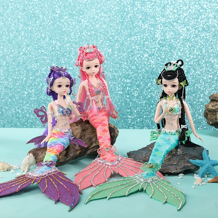 30 cm Sirena lutke kineski odijelo lutka drevni stil odijelo Hanfu lutka Princeza igračke vinil dizajn 12 zglobova klasicni lutke ZH096 Slika 3