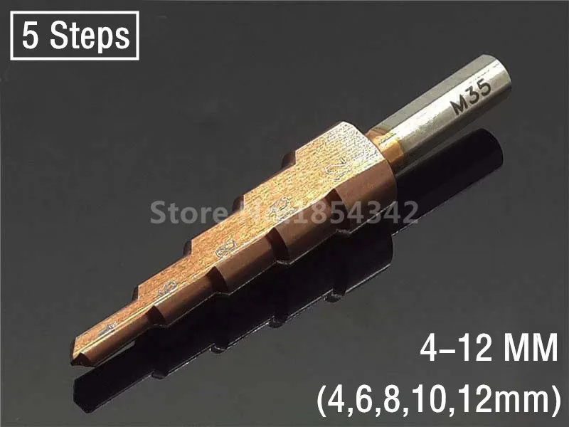 3pcs set HSS CO M35 nehrđajućeg čelika metalne korak svrdlo za rezanje drvene konus колонковое bušenje rupa pila je alat Brock metalni i drveni okvir Slika 3