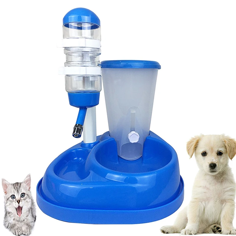 500 ml velikog kapaciteta automatsko Pet Feeder pet pitke fontana štand Feeder boca za mačke i pse, hrana čaša dispenzer Pet Product Slika 2