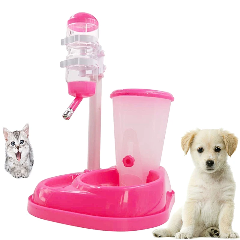 500 ml velikog kapaciteta automatsko Pet Feeder pet pitke fontana štand Feeder boca za mačke i pse, hrana čaša dispenzer Pet Product Slika 4