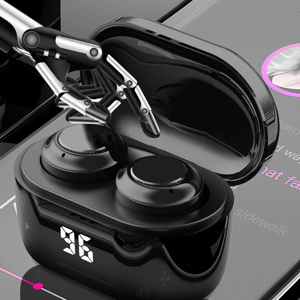 A6 TWS Mini Wireless Bluetooth 5.0 slušalice HiFi stereo glazbe slušalice slušalice s digitalnim punjačem bežične slušalice Slika 2