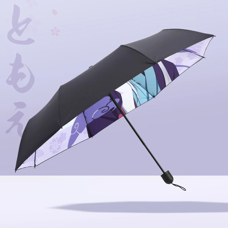 Anime камисама ljubav cosplay Томоэ sklopivi kišobran Muškarci Žene anti-UV kišobran putovanja krema za sunčanje Kamisama poljubac navijača pokloni Slika 5