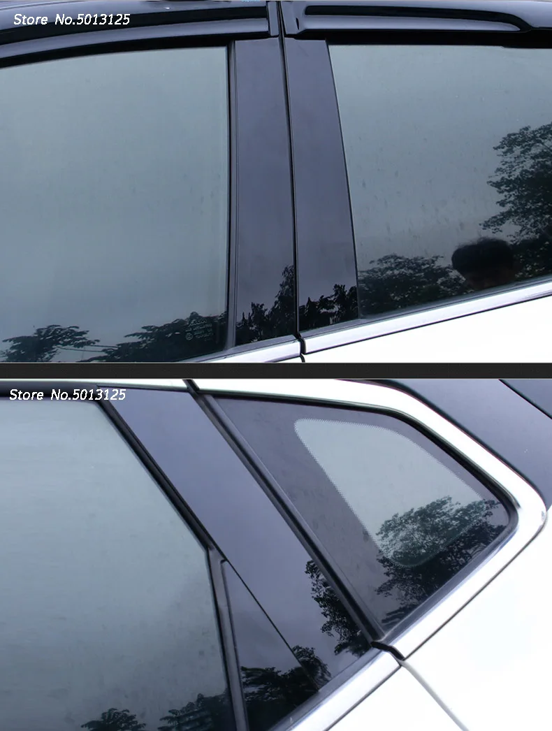 Automobilska vrata prozor srednji stupac trim Trim zaštitna traka crna PC-naljepnice za Nissan Qashqai J10 J11 2007-2018 Slika 4