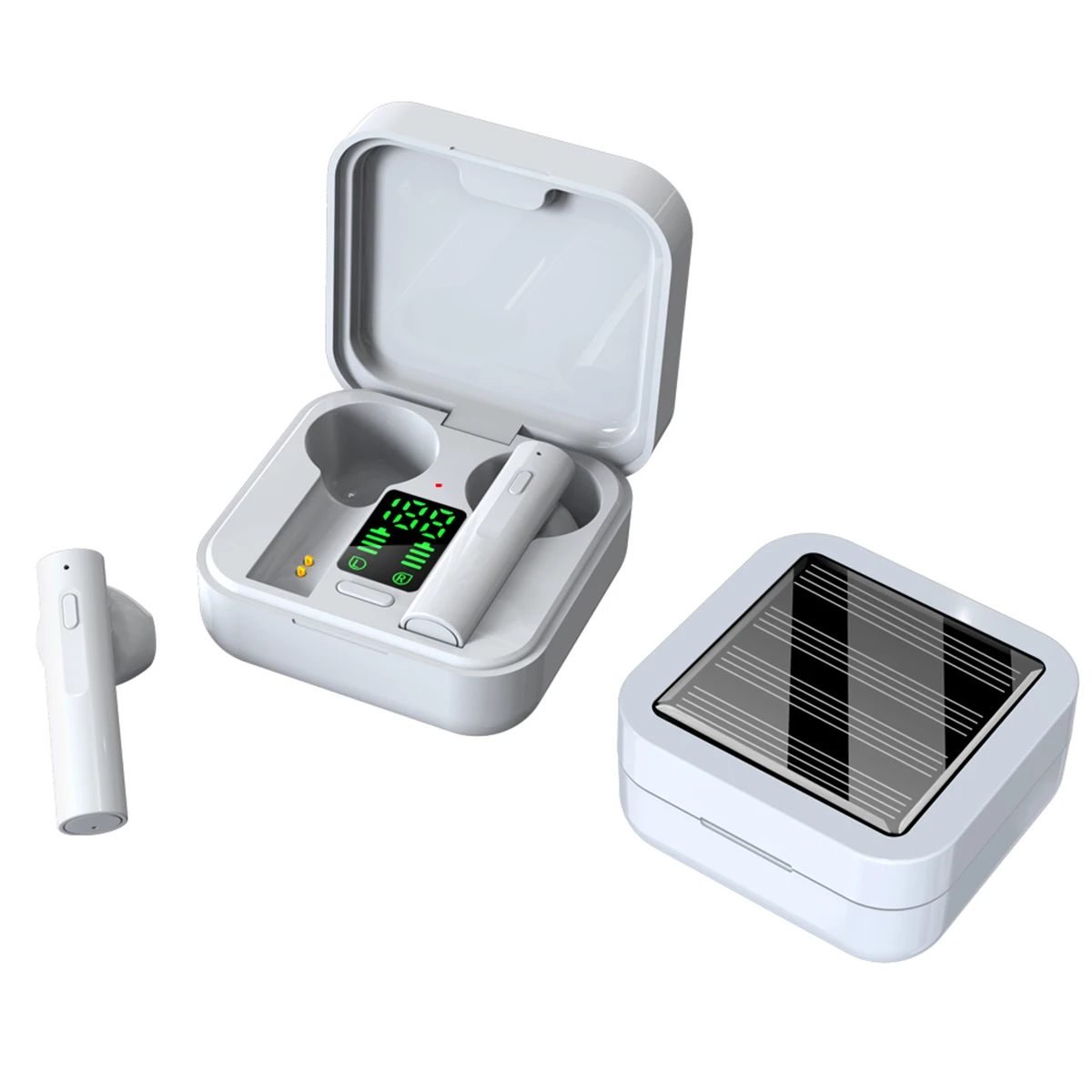 Bežične Bluetooth slušalice 5.0 Smart Control sportske slušalice vodootporan Hi-Fi zvuk slušalice sa solarnom baterijom za punjenje torbica Slika 4