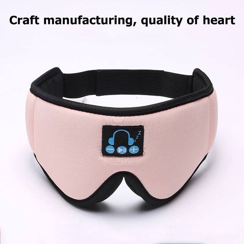 Bluetooth 5.0 3D bežične stereo slušalice za mobilni telefon оголовье sna soft slušalice 2020 Spavanje maska za oči glazbena slušalice Slika 1