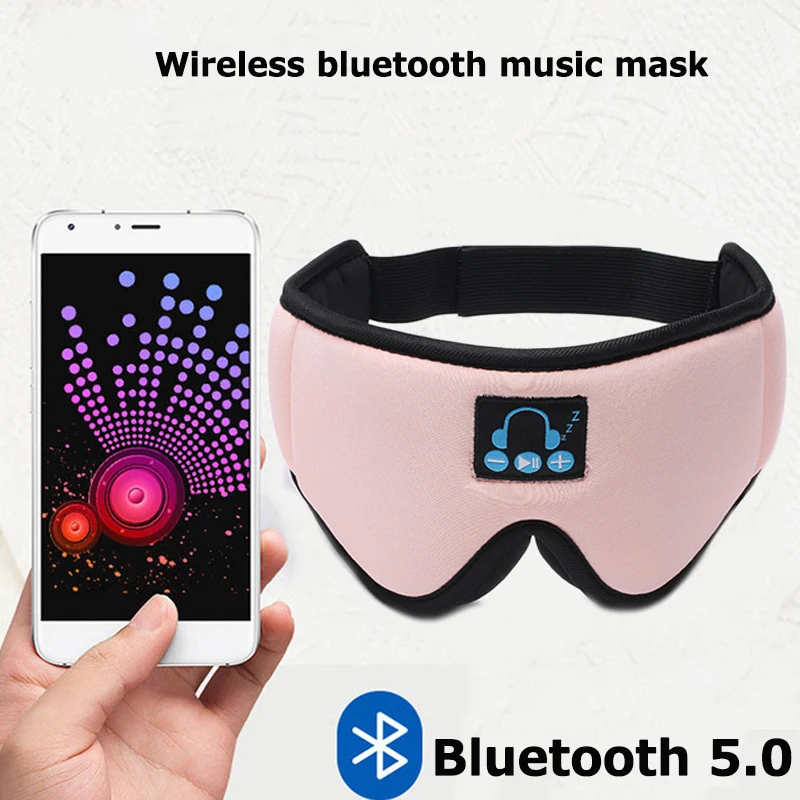 Bluetooth 5.0 3D bežične stereo slušalice za mobilni telefon оголовье sna soft slušalice 2020 Spavanje maska za oči glazbena slušalice Slika 3
