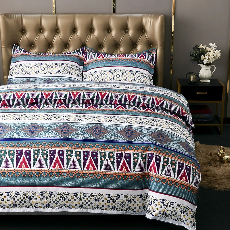 Boemski stil tijelo posteljinu 150×200 220x220 deka deka jastučnice 3pcs mikrovlakana za spavaće sobe sva godišnja doba na raspolaganju Slika 2