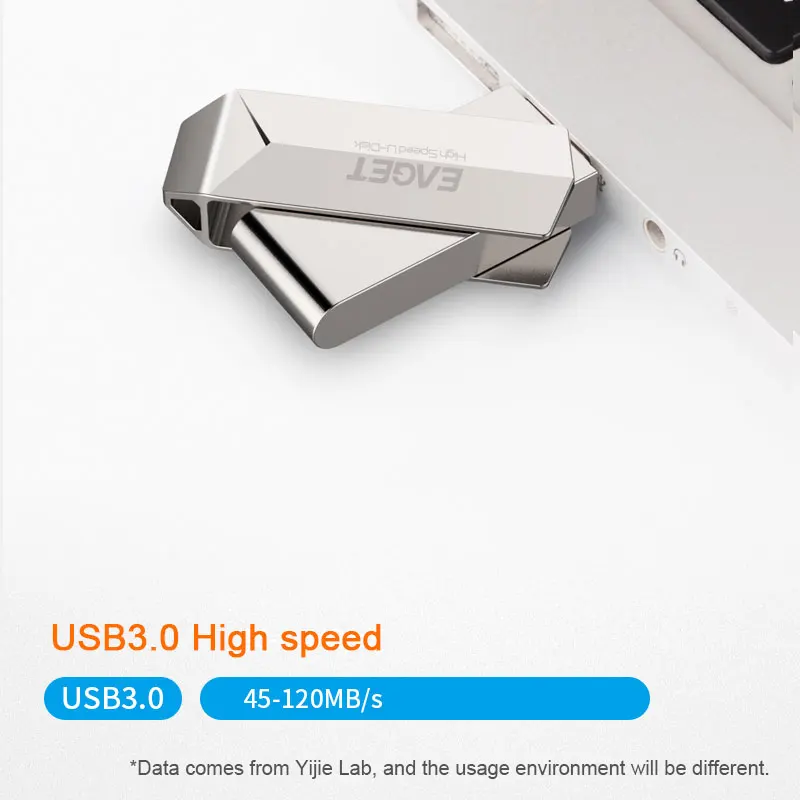 EAGET F70 USB Flash Drive, 64GB Waterproof Metal Pendrive USB Memory Stick 32 GB Pen Drive Real Kapacitet 16GB USB Flash disk U Slika 5