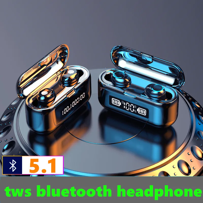 F9 TWS bežične slušalice HiFi stereo Bluetooth 5.0 slušalice gaming slušalice stalak za punjenje kutija, slušalice pk tws i12 za xiaomi huawei Slika 4