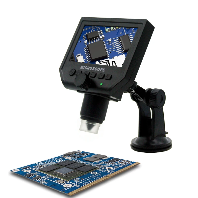 G600 600X 3.6 MP HD LCD zaslon elektronski mikroskop zoom video mikroskop VGA увеличительная skladište za telefon PCB DIY lemljenje Slika 2
