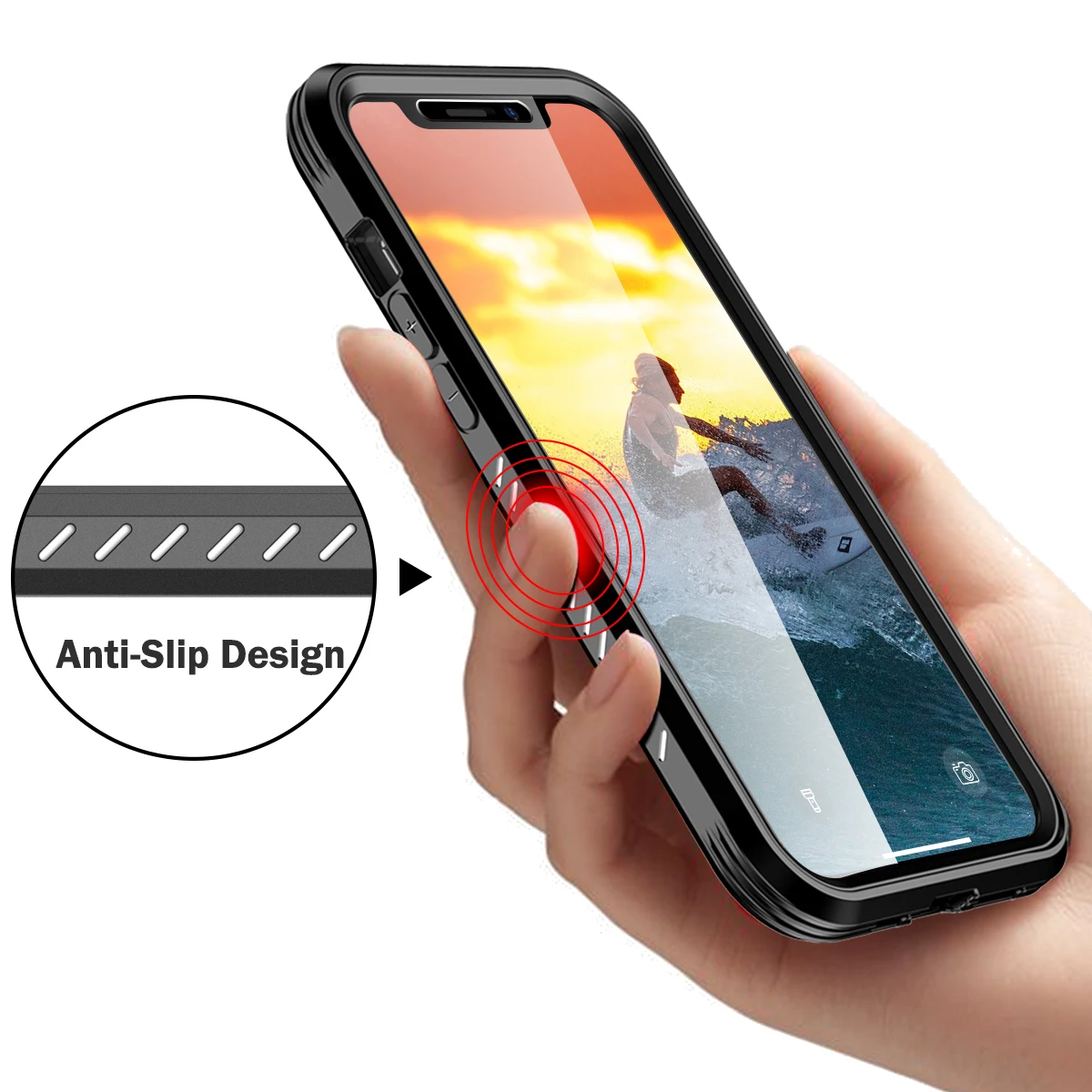 Hibridni hard + TPU case za iPhone 12 Pro Max šok-dokaz 2 u 1 Torbica za iPhone 12 Shield Build in Screen Protector full Body Slika 3
