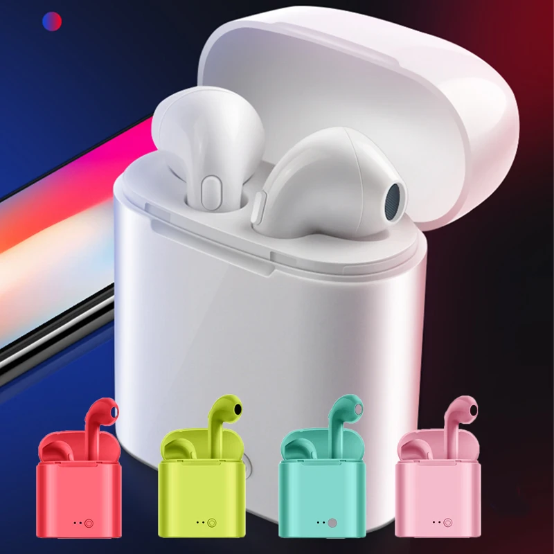 I7s tws bežične slušalice kvaliteta zvuka u uhu slušalice Bežične Bluetooth slušalice, stalak za punjenje kutija za Redmi Huawei Iphone Xiaomi Slika 5