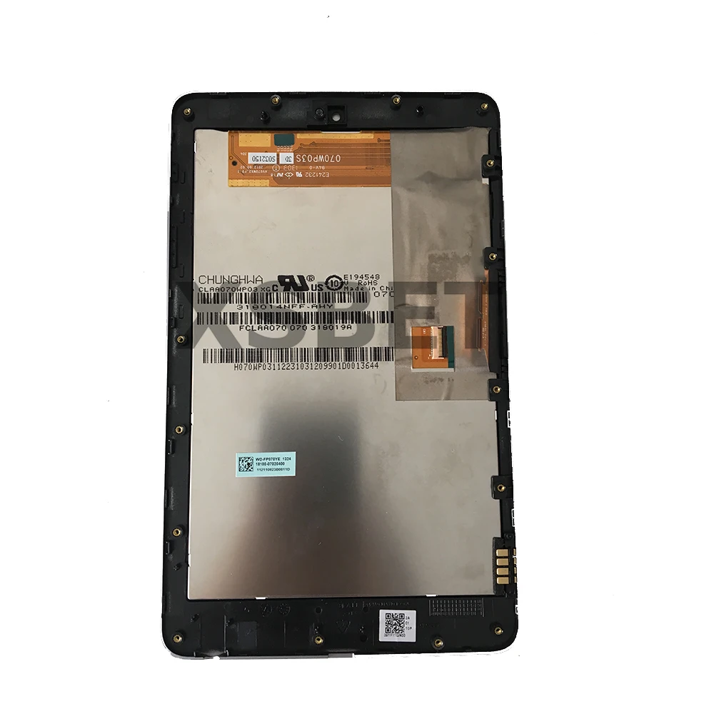 LCD zaslon osjetljiv na dodir Digitizer Glass Skupštine za ASUS Google Nexus 7 1st Gen nexus7 2012 ME370 ME370T ME370TG + besplatni alati Slika 1