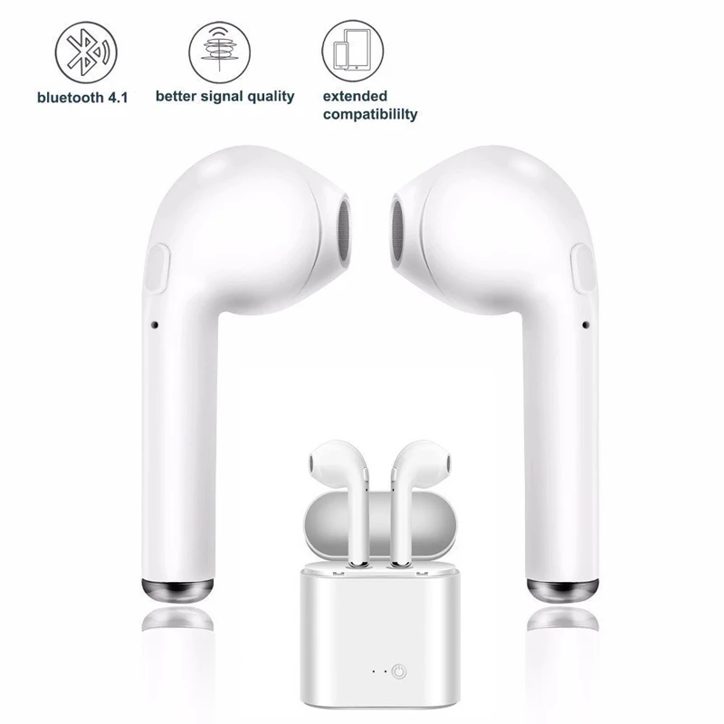 Mini Bežične Bluetooth slušalice Sport buke gaming slušalice s punjenje kutijom za Xiaomi Samsung, Huawei, LG telefon Slika 3