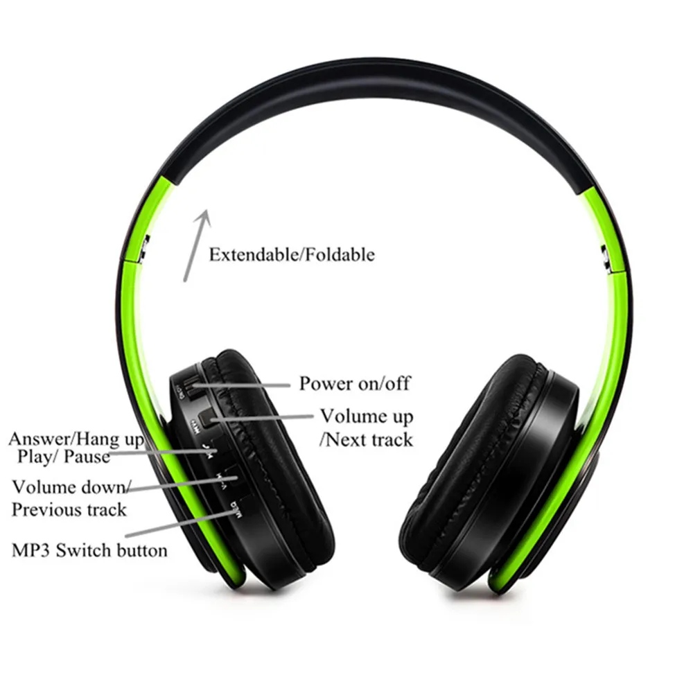 Nove prijenosne bežične slušalice Bluetooth slušalice /slušalice sklopivi stereo audio Mp3 podesive slušalice s mikrofonom za glazbu Slika 1