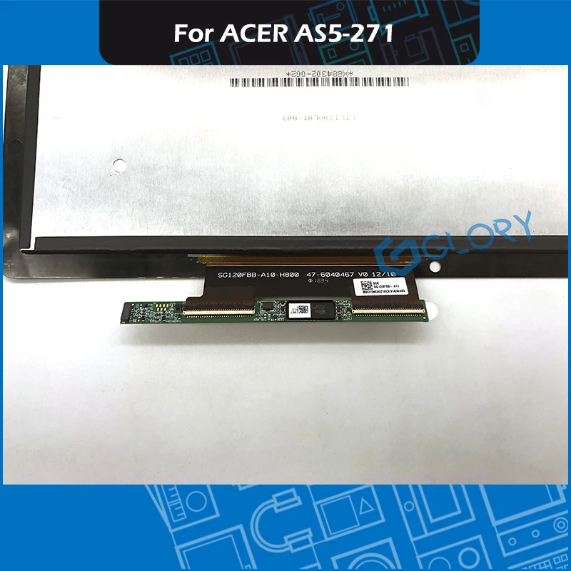 Novi N16P3 LCD screen Digitizer Skupštine za ACER SA5-271 Switch Alpha 12 zamjena dodirnog zaslona sklop Slika 4