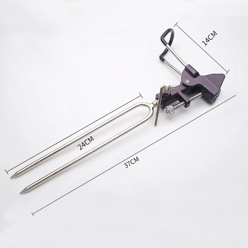 Podesiva izmjenjivi stalak za štapove od nehrđajućeg čelika držač držač umetnite sjedalo za ručno Pol i morskog pola para za šipki Slika 5