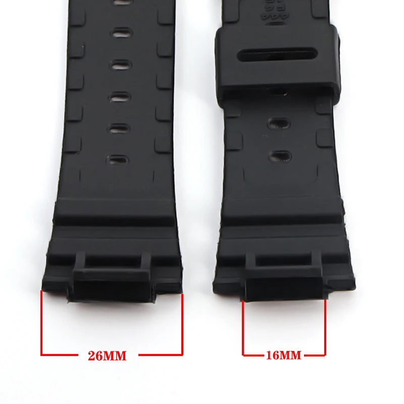 Pogodan za casio-Watches remen za sat silikon guma EF zamijeniti elektronički ručni sat remen sportski sat pojasevi GW-M5610 Slika 2