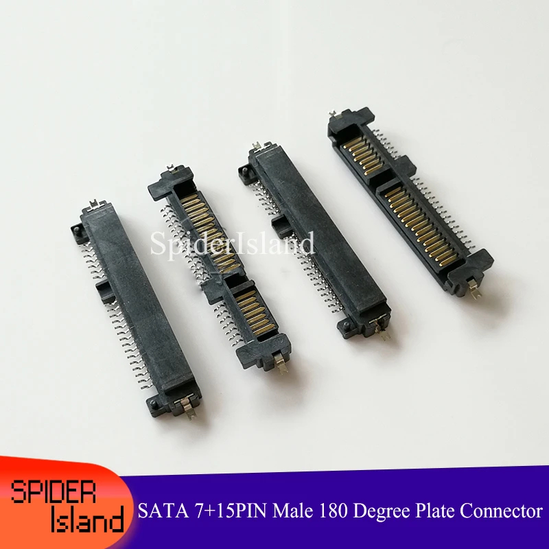 SATA konektor muški 7P + 15P 22Pin 7pin + 15pin priključak priključak za 180 stupnjeva za SATA tvrdi disk HDD sučelje 22PIN pcb Slika 4