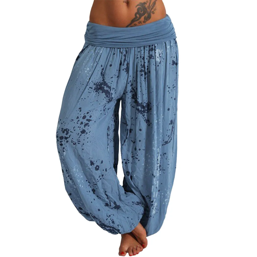 Sleeper Pants 2021 NEW FASHION Women Ladies Printed Band Width slobodan hlače Ženske svakodnevne hlače Drop Shipping Slika 1