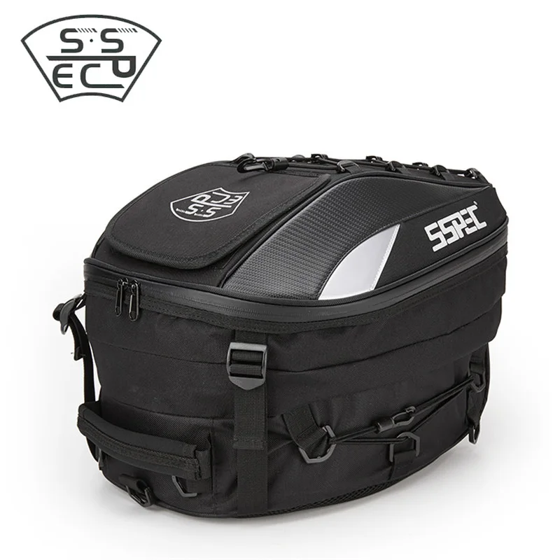 SSPEC motocikl nećemo torbe tank torba Moto prtljaga sjedalo vozača torba paket utrke putovanja rep torbe Vodootporan Pun kaciga torbe Slika 3