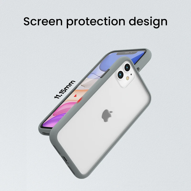 SUAIOCE šok-dokaz branik prozirna silikonska torbica za telefon iPhone 11 Pro Max soft stražnji poklopac TPU za iPhone X XS Max XR Case Slika 5