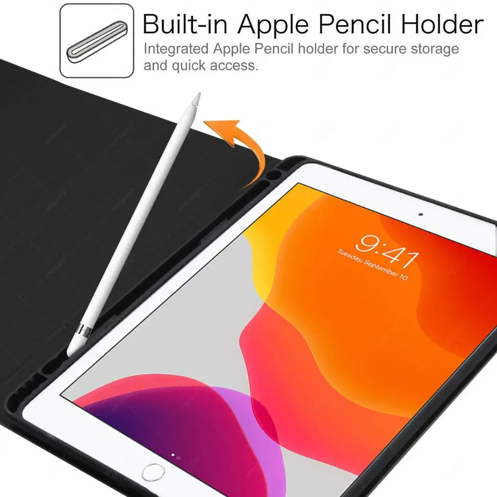 Tipkovnica touchpad torbica za iPad 10.2 2019 7 7th 8th Generation držač za olovke kožni silikon mekana torbica odvojite Bluetooth Slika 4