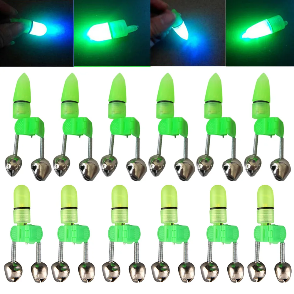 Topla 10 kom LED Light Night Float Fishing Rod Bite Shing Accessories MVI-ing Slika 5
