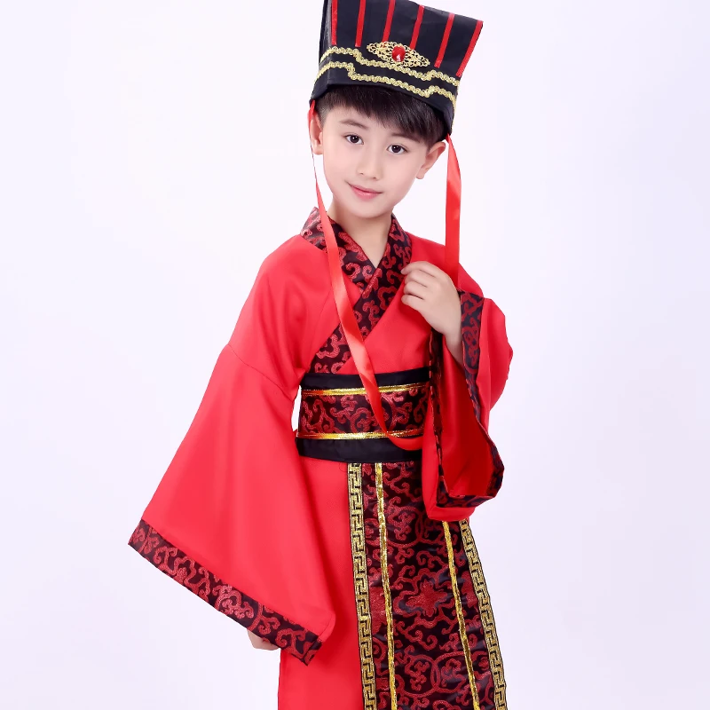 Tradicionalni plesni kostim kineski festival odijelo za dječake drevna сценическая odjeća Dječja odjeća dinastije Han Slika 1