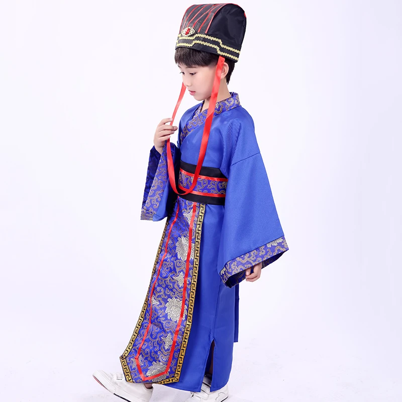Tradicionalni plesni kostim kineski festival odijelo za dječake drevna сценическая odjeća Dječja odjeća dinastije Han Slika 3